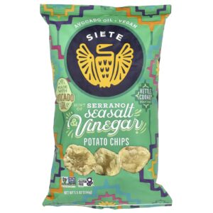 Siete Batatas Fritas Toque de Sal Marinho Serrano e Vinagre 156 g (55 oz)