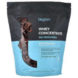 Legion Athletics Concentrado de Whey Proteína Whey em Pó Chocolate Holandês 915 g (202 lb)
