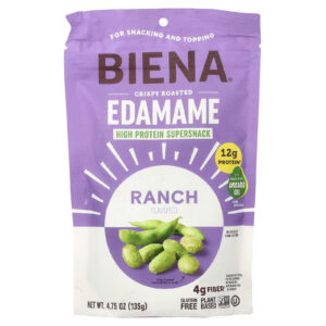 BIENA Crispy Roasted Edamame Ranch 4.75 oz (135 g)