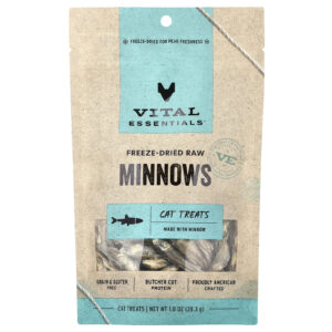 Vital Essentials Guloseimas para Gatos Cruas Liofilizadas Gomas 283 g (1 oz)