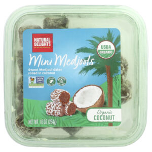 Natural Delights Minimedjools Orgânicos Coco 284 g (10 oz)