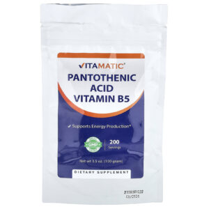 Vitamatic Ácido Pantotênico e Vitamina B5 100 g (35 oz)