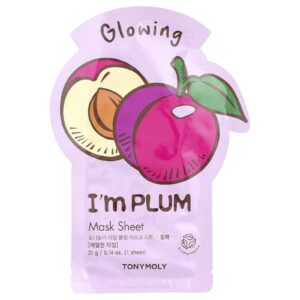 TonyMoly Im Plum Máscara de Beleza Brilhante 1 Unidade 21 g (074 oz)