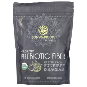 Sunwarrior Fibra Prebiótica Orgânica 210 g (74 oz)