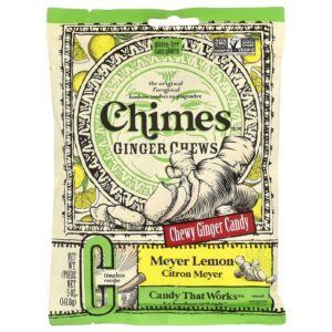 Chimes Cápsulas Mastigáveis de Gengibre Limão Meyer 1418 g (5 oz)