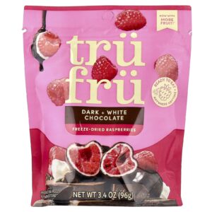 Tru Fru Framboesas Liofilizadas Chocolate Amargo + Branco 96 g (34 oz)