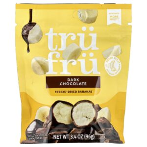 Tru Fru Bananas Liofilizadas Chocolate Amargo 96 g (34 oz)