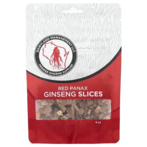 Dairyland Ginseng Fatias de Panax ginseng Vermelho 4 oz