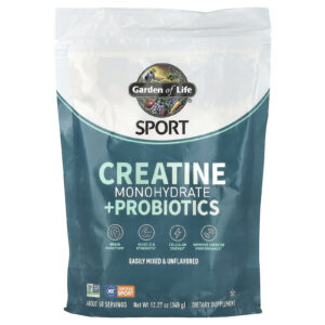 Garden of Life Sport Creatina Mono-Hidratada + Probióticos Sem Sabor 348 g (1227 oz)