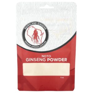 Dairyland Ginseng Noto Ginseng em Pó 4 oz