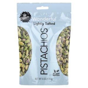 Wonderful Pistachios Levemente Salgado Sem Cascas 170 g (6 oz)