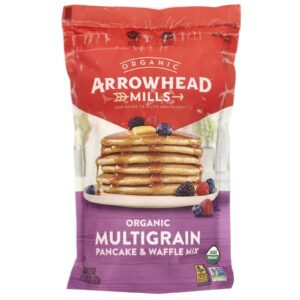 Arrowhead Mills Mistura Multigrãos para Waffle e Panqueca Orgânicas 623 g (22 oz)