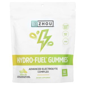 Zhou Nutrition Gomas Hydro-Combustível Limão Siciliano 60 Gomas