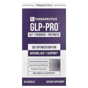 Triquetra Health PX Therapeutics™ GLP-Pro™ Probióticos + Pós-bióticos GLP-1 30 Cápsulas