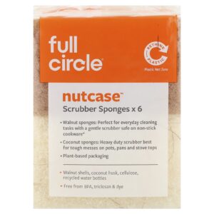 Full Circle Nutcase™ Esponjas Esfoliantes 6 Unidades
