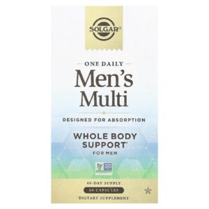 Solgar Multivitamínico One Daily para Homens 60 Cápsulas