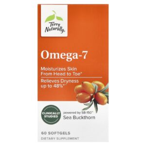 Terry Naturally Ômega-7 60 Cápsulas Softgel