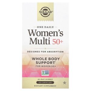 Solgar Multivitamínico Diário para Mulheres 50+ 60 Cápsulas