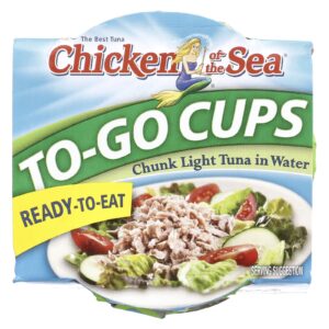 Chicken of the Sea To-Go-Cups Pedaços de Atum Light em Água 2 Tortinhas 28 oz Cada
