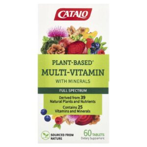 CATALO Multivitamínico à Base de Plantas com Minerais 60 Comprimidos