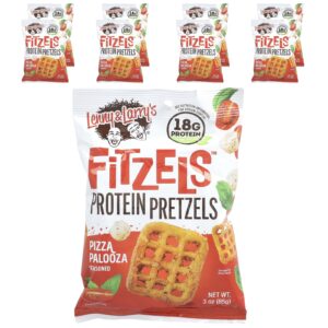 Lenny & Larrys Fitzels™ Pretzels de Proteína Pizza Palooza 8 Sacos 85 g (3 oz) Cada