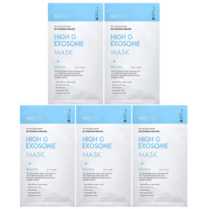 Neogen Máscara de Beleza High G Exosome Iluminadora Embalagem com 5 Unidades 39 g (137 oz) Cada