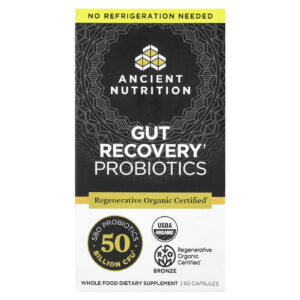 Ancient Nutrition Probióticos para Recuperação Intestinal 60 Cápsulas