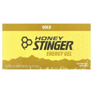 Honey Stinger Gel Energético Dourado 24 Embalagens 31 g (11 oz) Cada
