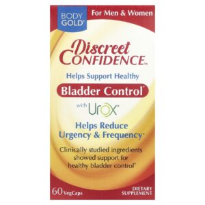 BodyGold Discreet Confidence™ Para Homens e Mulheres 60 VegCaps
