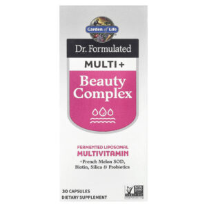 Garden of Life Dr. Multivitamínico Formulado+ Complexo de Beleza 30 Cápsulas