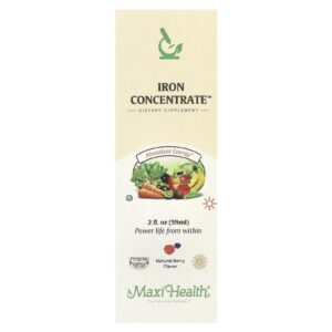 Maxi Health Iron Concentrate™ Fruto Silvestre Natural 59 ml (2 fl oz)