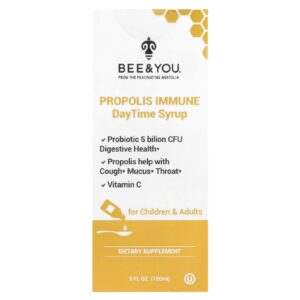 Bee & You Xarope de Própolis para Tempo Diurno Immune 150 ml (5 fl oz)