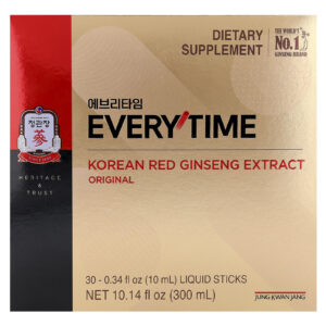 JungKwanJang Extrato de Ginseng Vermelho Coreano Sempre Original 30 Bastões Líquidos 10 ml (034 fl oz) Cada