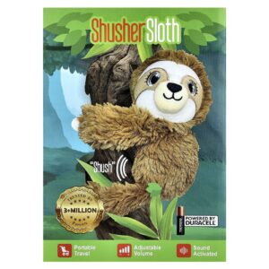 Baby Shusher Shusher Sloth Modulo de Som para Brinquedos Macios 1 Unidade