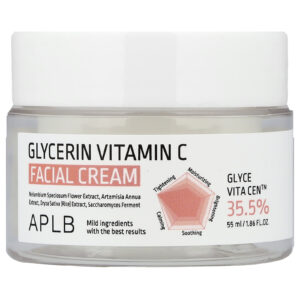 APLB Creme Facial com Glicerina e Vitamina C 55 ml (186 fl oz)