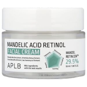 APLB Creme Facial de Retinol e Ácido Mandélico 55 ml (186 fl oz)