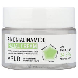APLB Creme Facial de Zinco e Nicotinamida 55 ml (186 fl oz)