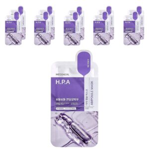 MEDIHEAL HPA Derma Ampoule Máscara de Beleza 10 Folhas 26 ml (087 fl oz)