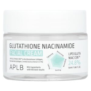 APLB Glutationa Nicotinamida Creme Facial 55 ml (186 fl oz)