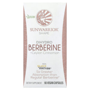 Sunwarrior Shape Dihydro Berberine + Canela do Ceilão 60 Cápsulas Veganas