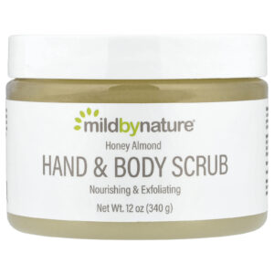 Mild By Nature Esfoliante para Mãos e Corpo Mel e Amêndoa 340 g (12 oz)