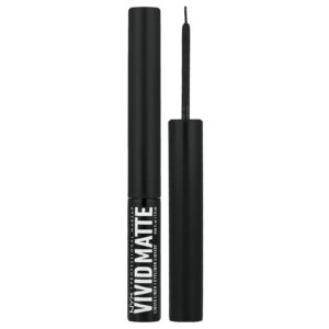 NYX Professional Makeup Delineador Líquido Vivid Matte 01 Preto 2 ml (006 fl oz)