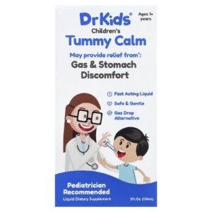 DrKids Childrens Tummy Calm A partir de 1 Ano de Idade 150 ml (5 fl oz)