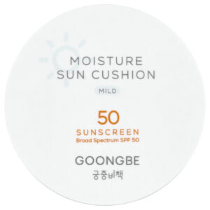 Goongbe Protetor Solar Moisture Sun Cushion Suave FPS 50 14 g (049 oz)