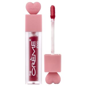 The Creme Shop Brilho 12 Horas + Lip Stain Vinho e Dine 5 5 g (0194 oz)