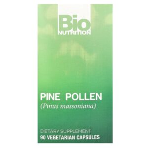 Bio Nutrition Pólen de Pinho 90 Cápsulas Vegetarianas (500 mg por Cápsula)