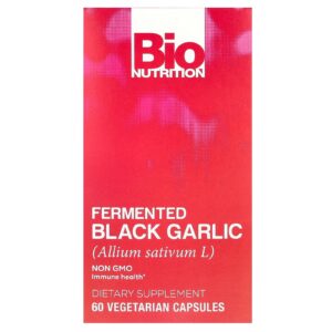 Bio Nutrition Alho Negro Fermentado 450 mg 60 Cápsulas Vegetarianas