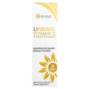 Sunlipid Vitamina C Lipossomal + Adaptogênicos 150 ml (507 fl oz)