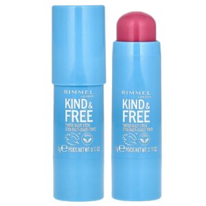 Rimmel London Nature & Free Bastão Multivitamínico Tingido 003 Calor Rosa 5 g (017 oz)