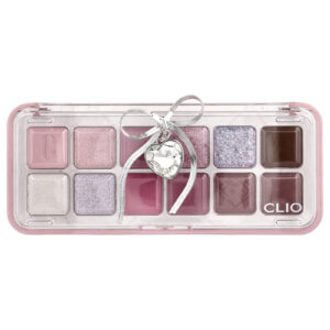 Clio Luxury Koshort Edition Paleta de Sombras Pro para os Olhos 12 Bases de Cristal 1 Unidade
